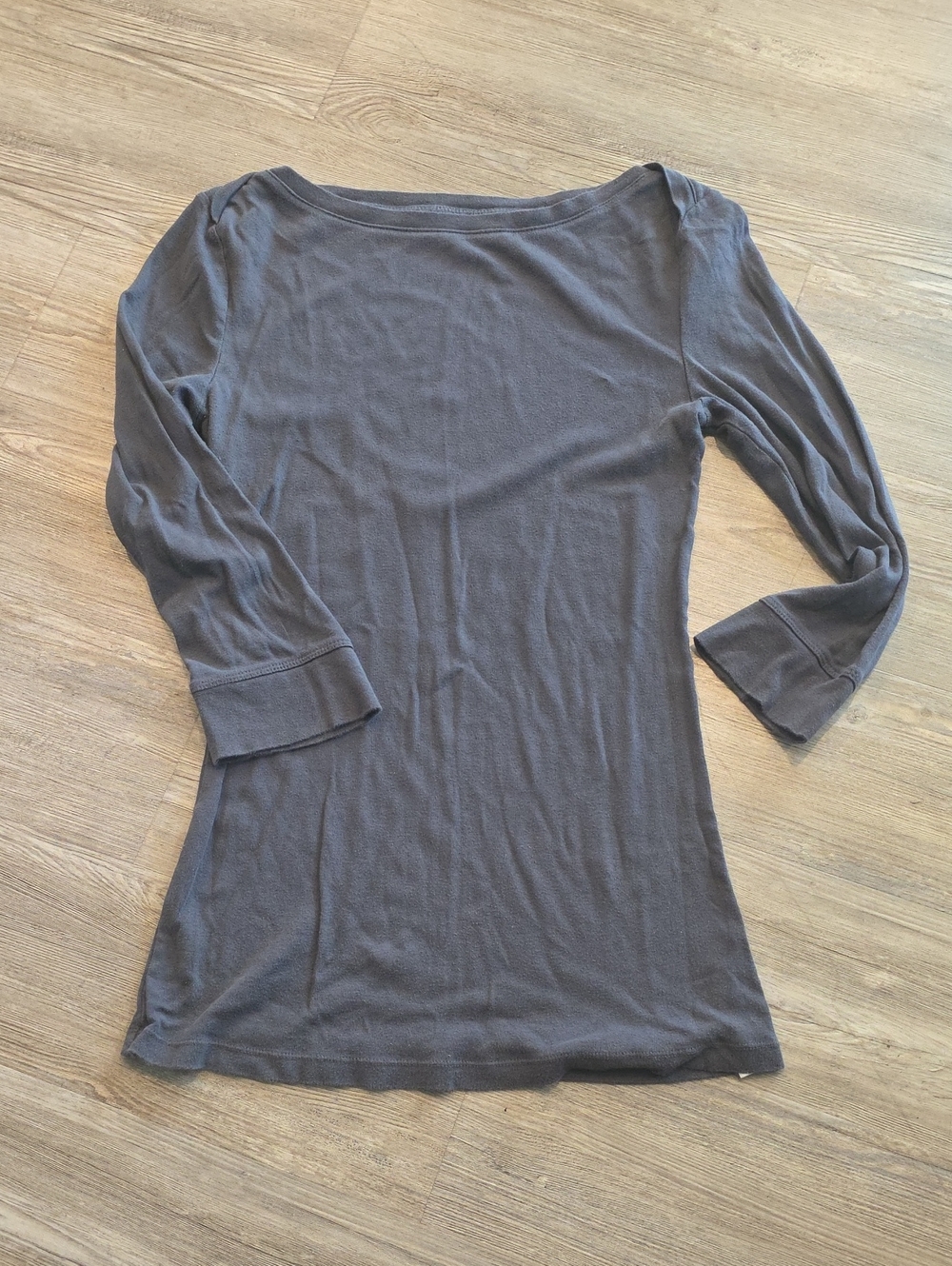 3/4 Sleeve Gray Shirt
